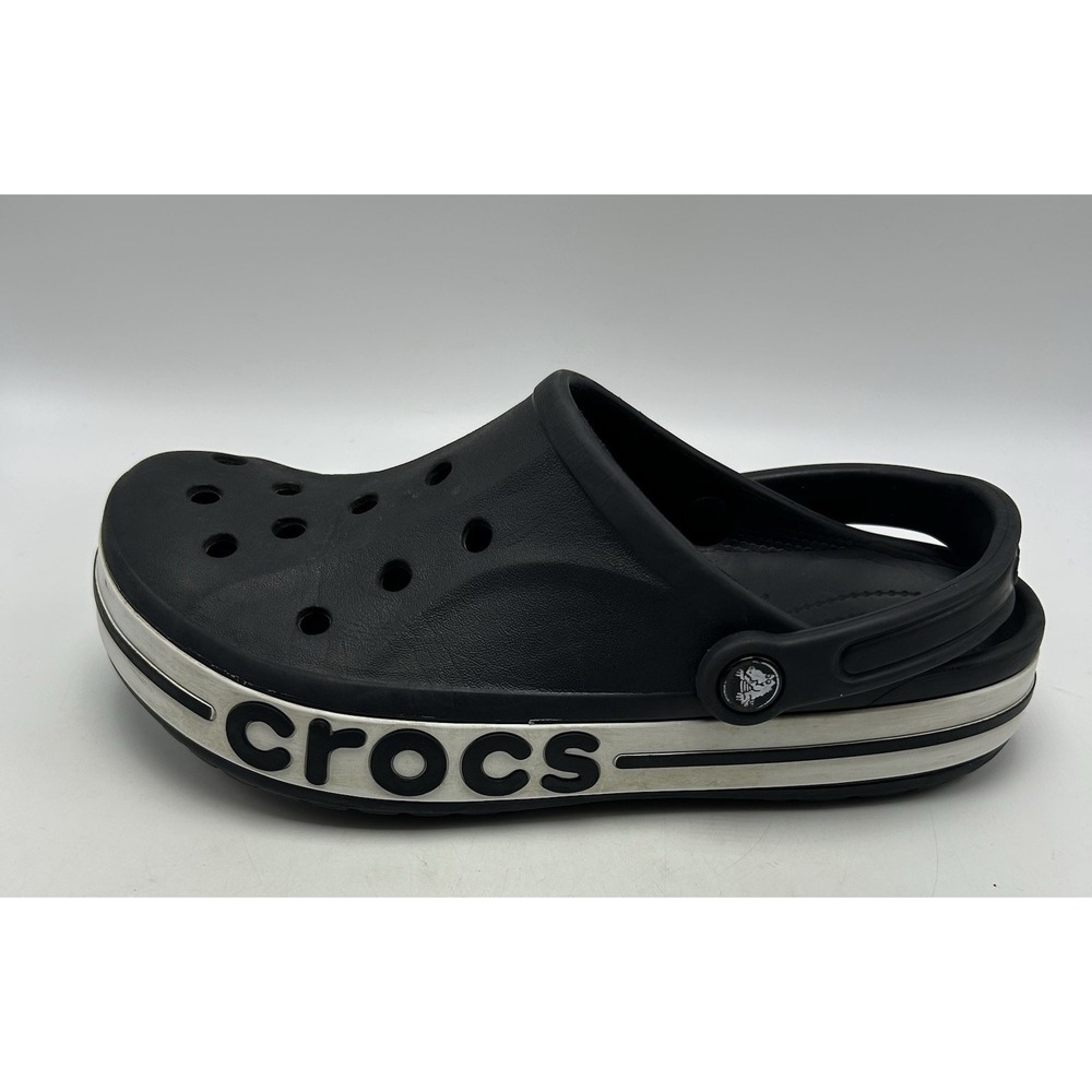 Crocs Adult Bayaband Clogs Mens 7 Black Womens 9 Casual Breach Cruise